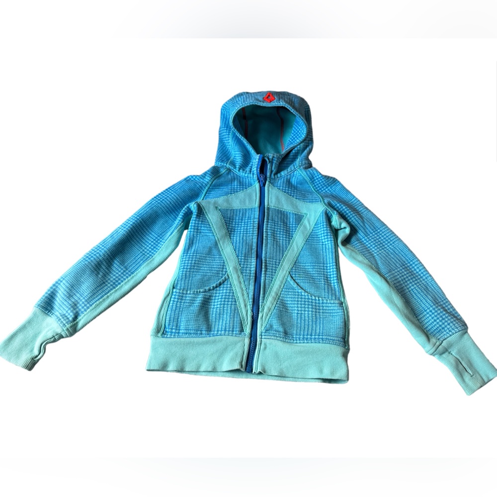 Girls Ivivva Heavy Hooded Zip Up Sweatshirt. Size 8